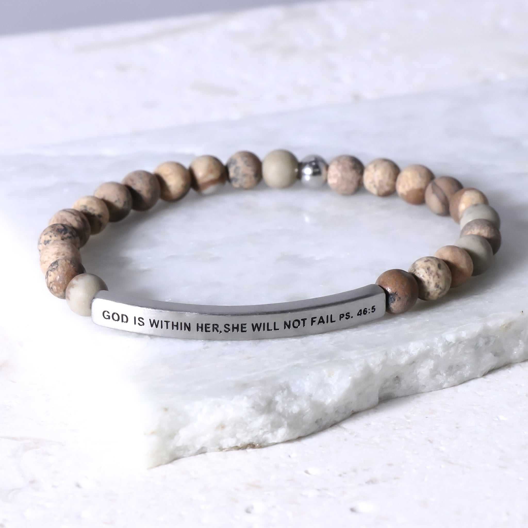 GOD IS WITHIN HER SHE WILL NOT FAIL - Psalms 46:5 - Inspiration Co.