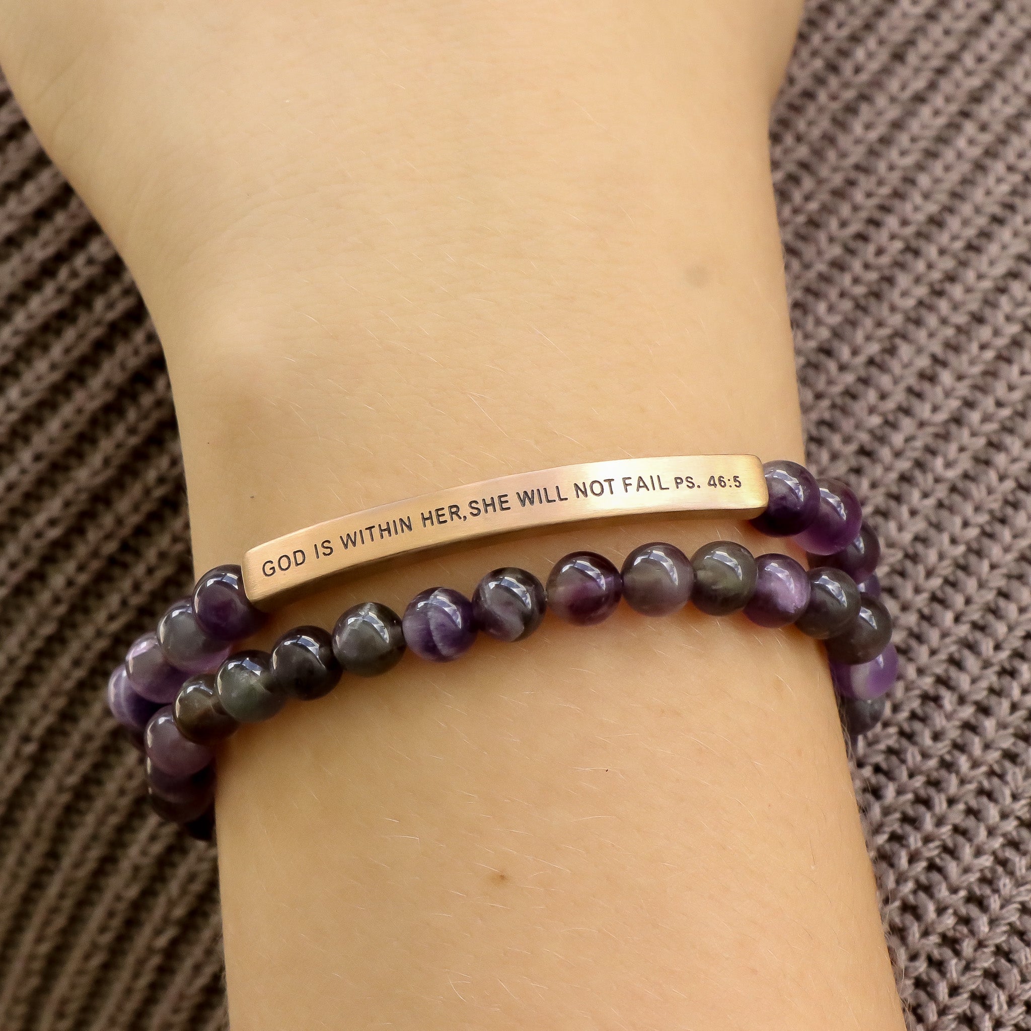 GOD IS WITHIN HER SHE WILL NOT FAIL - Psalms 46:5 - Inspiration Co.