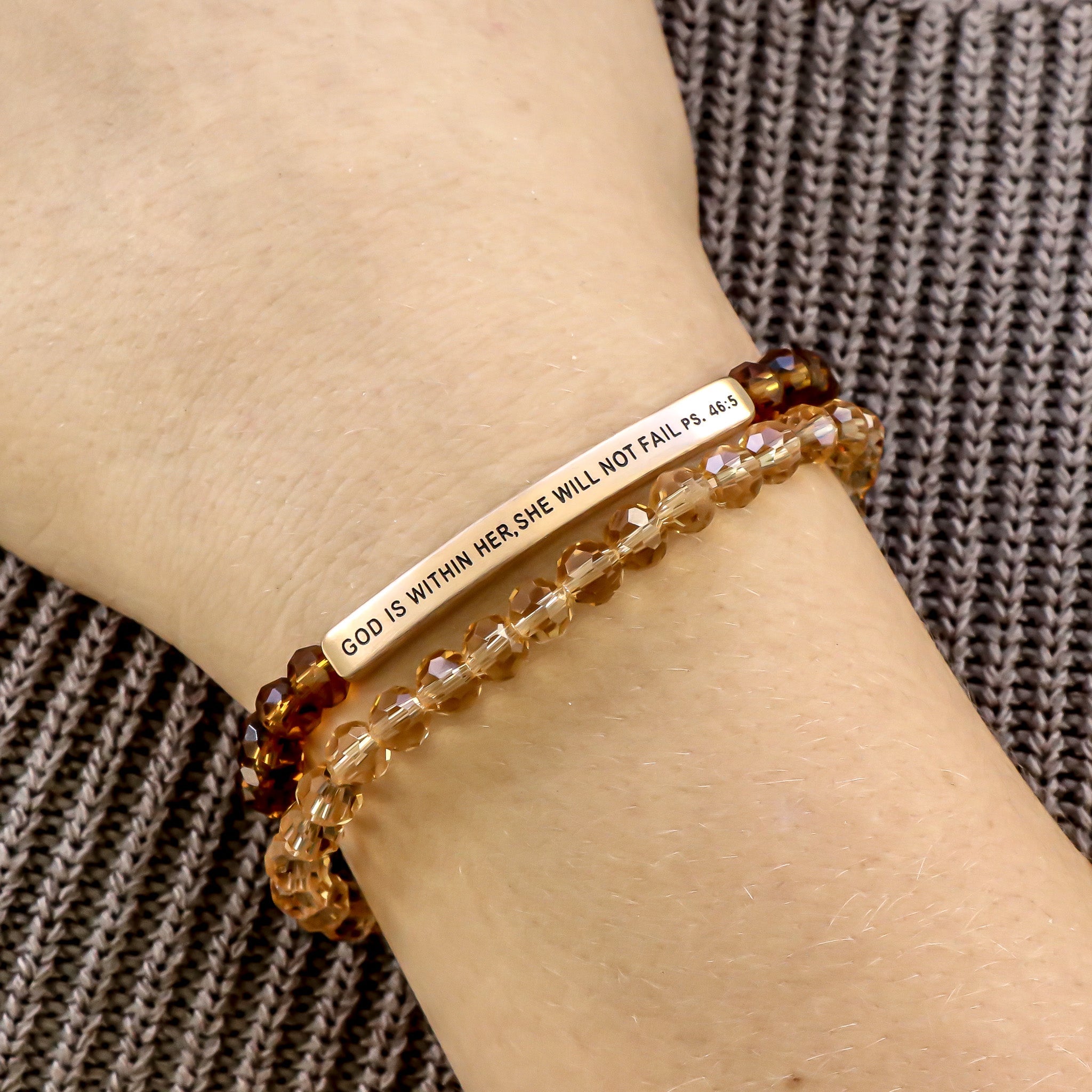 GOD IS WITHIN HER SHE WILL NOT FAIL - Psalms 46:5 - Inspiration Co.