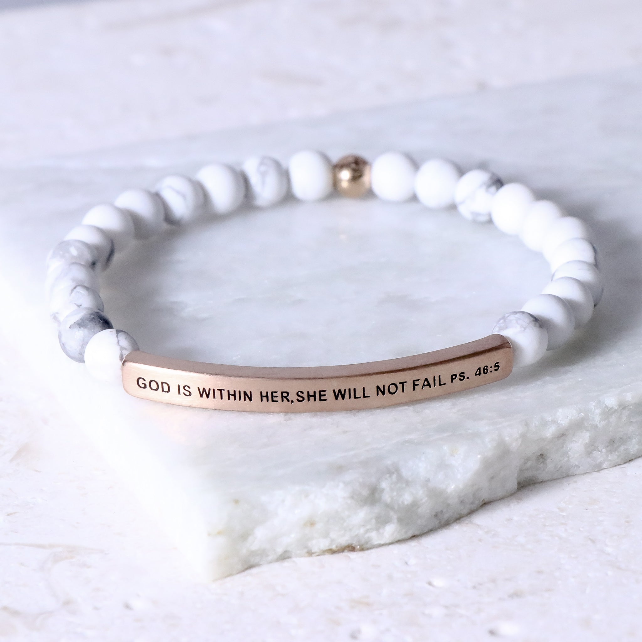 GOD IS WITHIN HER SHE WILL NOT FAIL - Psalms 46:5 - Inspiration Co.