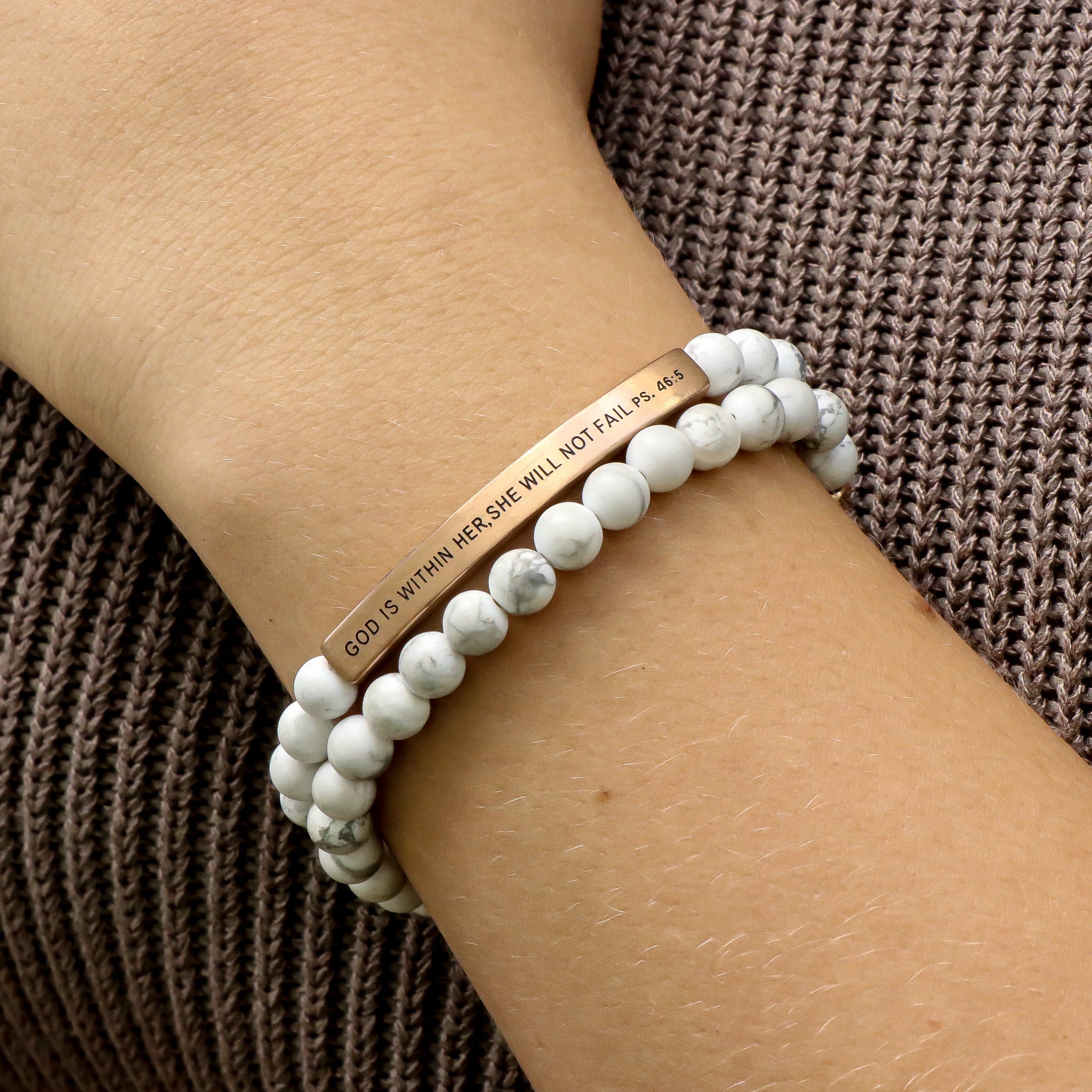 GOD IS WITHIN HER SHE WILL NOT FAIL - Psalms 46:5 - Inspiration Co.