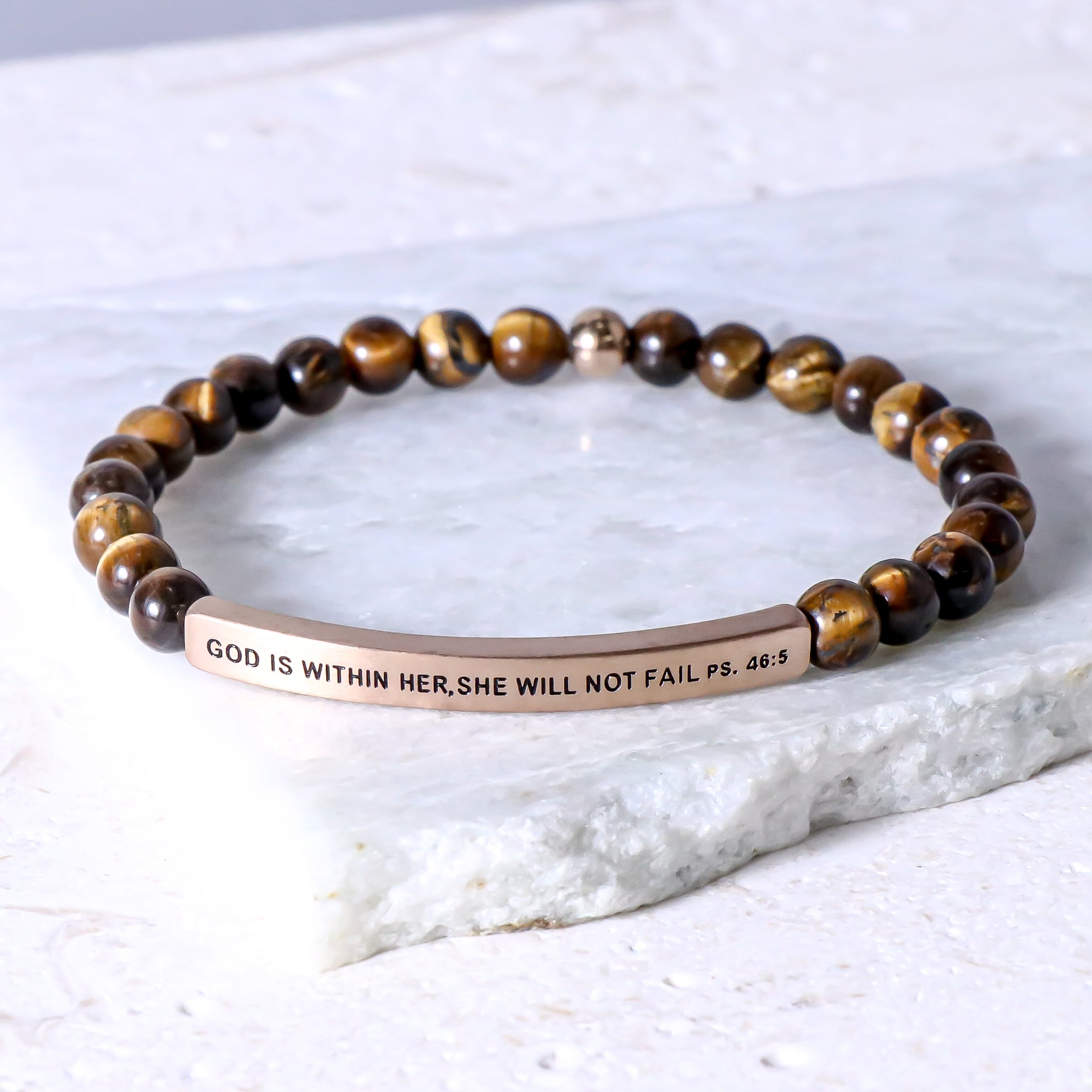 GOD IS WITHIN HER SHE WILL NOT FAIL - Psalms 46:5 - Inspiration Co.