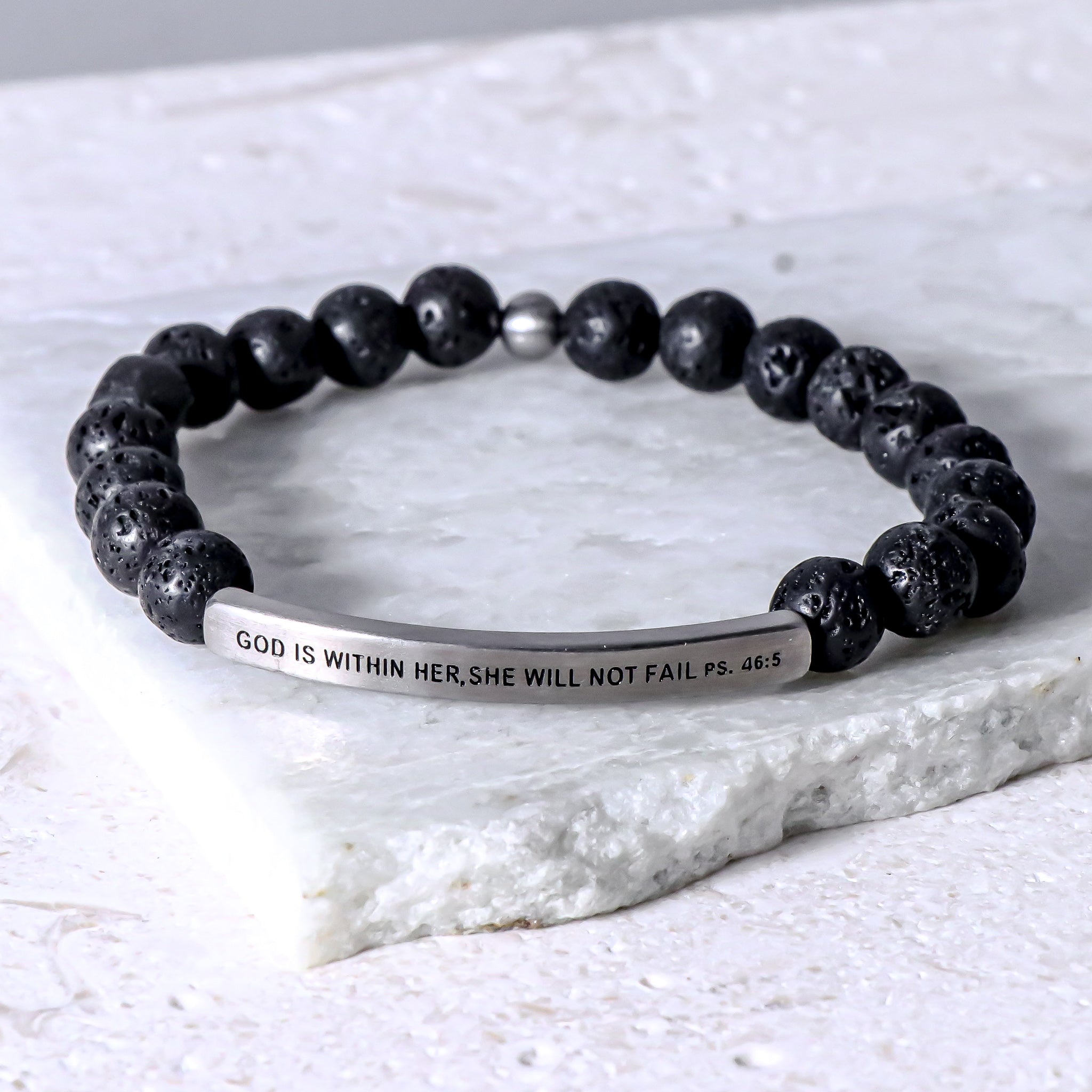 GOD IS WITHIN HER SHE WILL NOT FAIL - Psalms 46:5 - Inspiration Co.