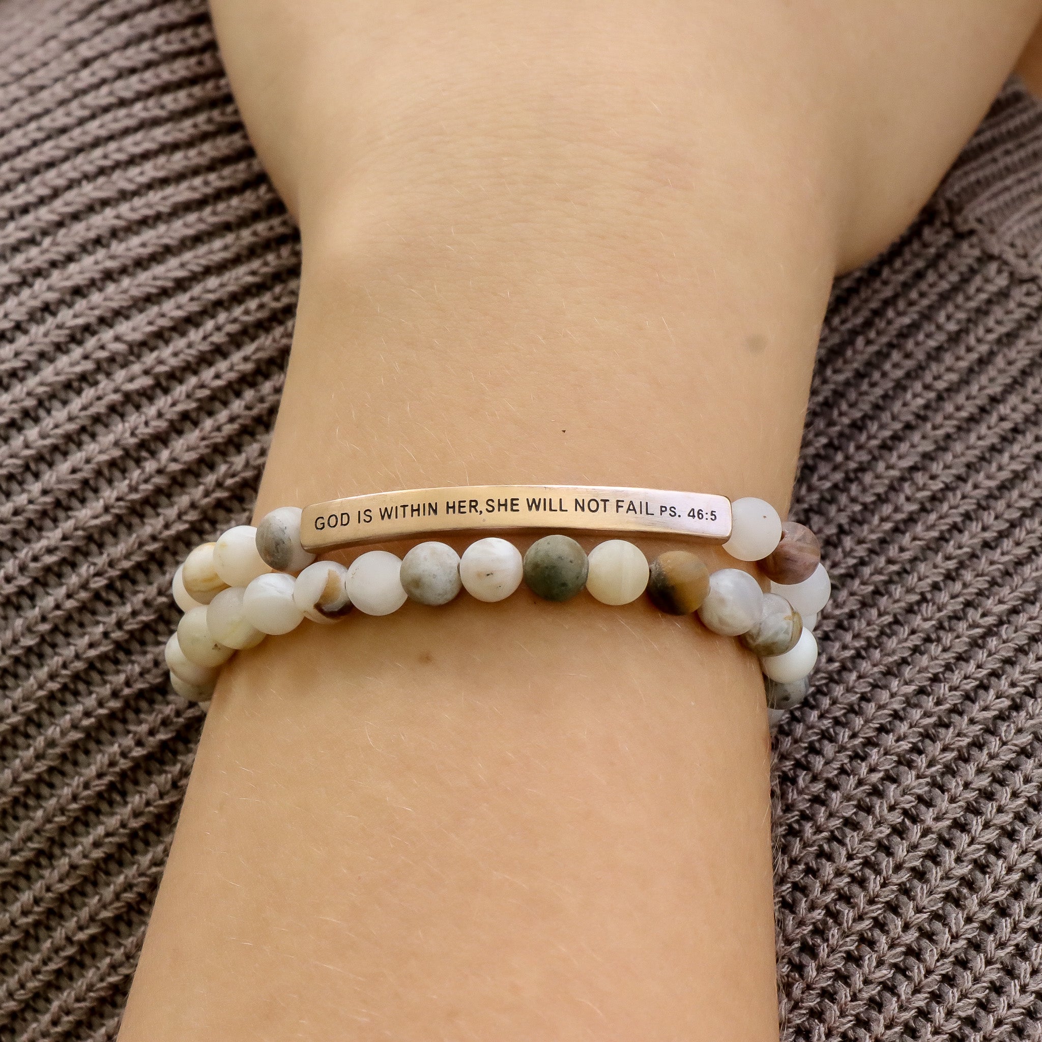 GOD IS WITHIN HER SHE WILL NOT FAIL - Psalms 46:5 - Inspiration Co.