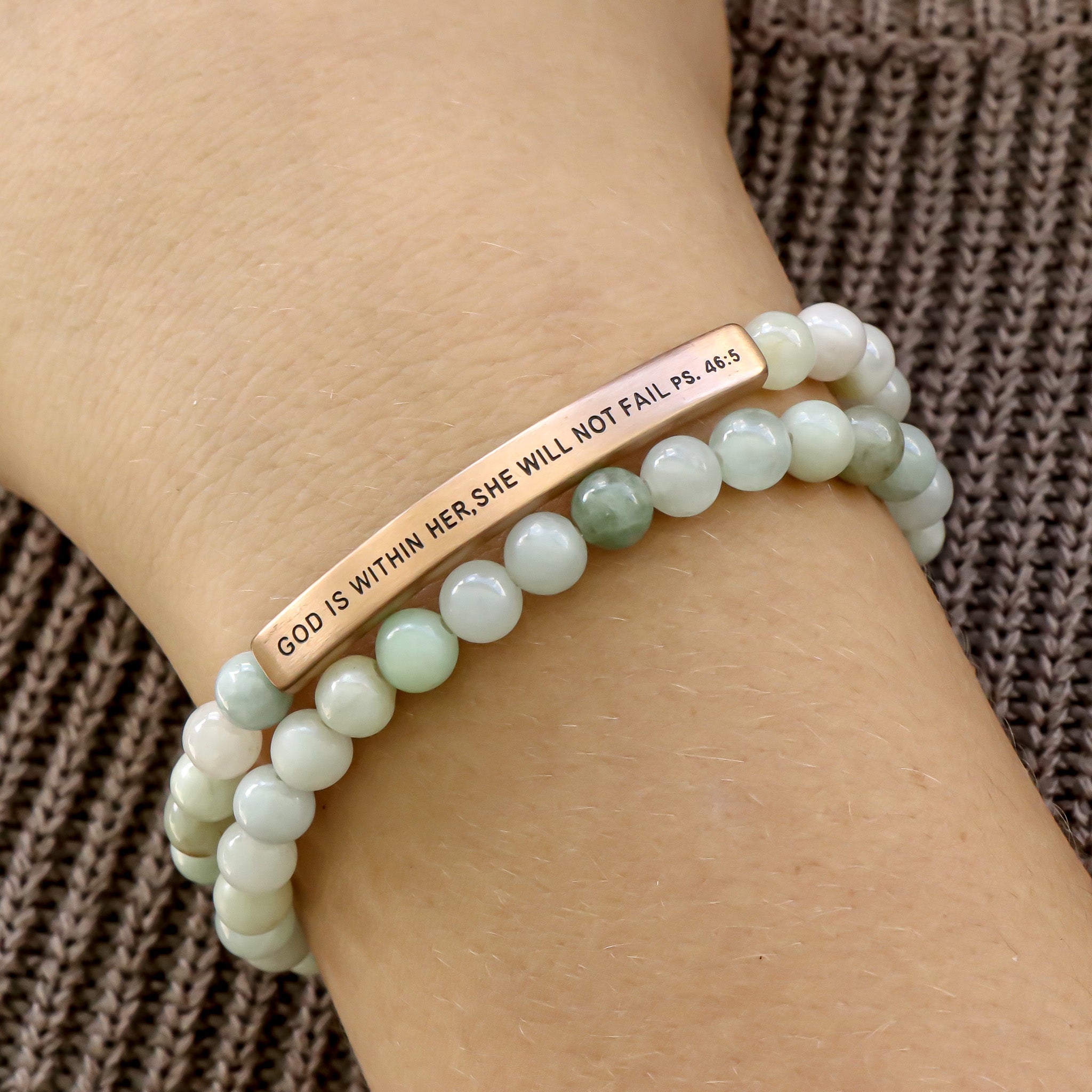 GOD IS WITHIN HER SHE WILL NOT FAIL - Psalms 46:5 - Inspiration Co.