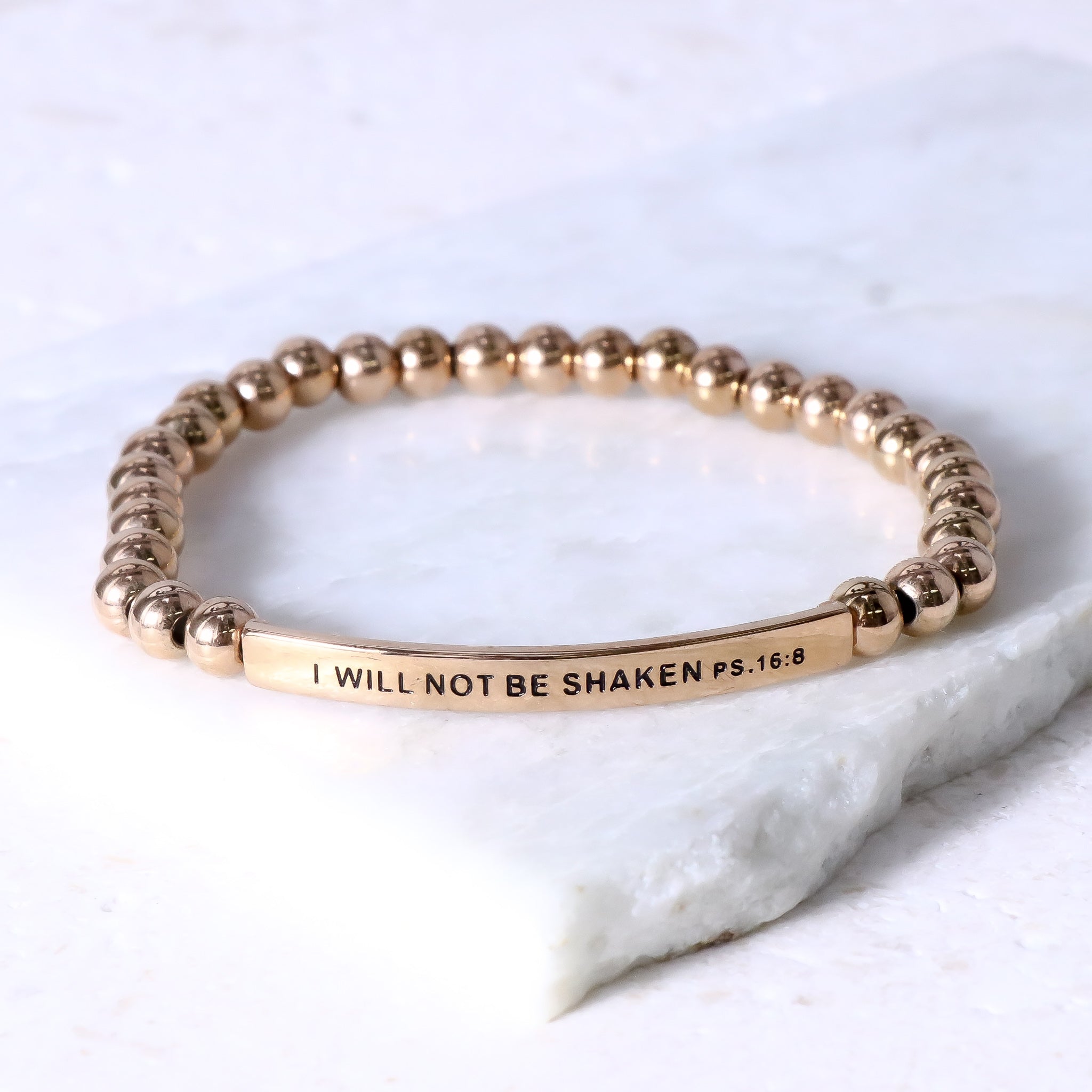 I WILL NOT BE SHAKEN PSALMS 16:8 - Inspiration Co.