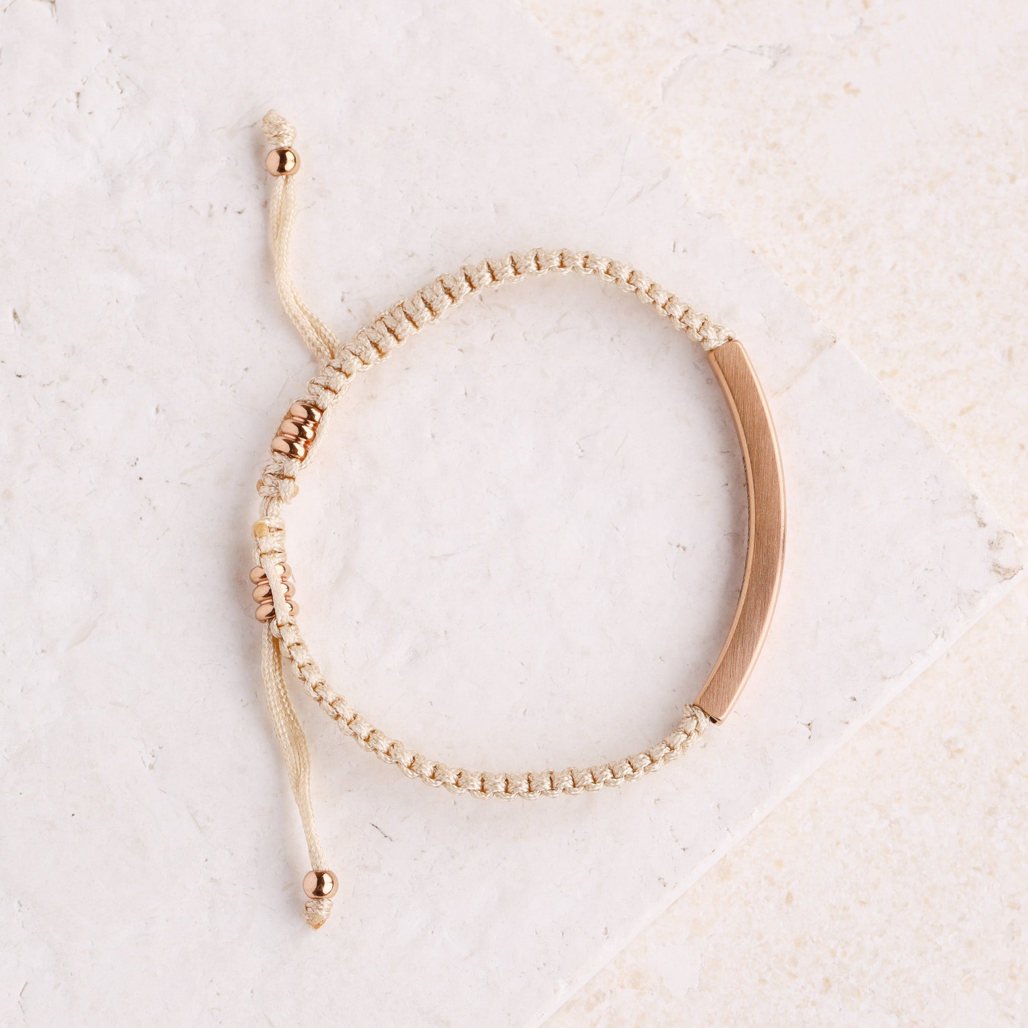 SHE BELIEVED SHE COULD SO SHE DID ROPE BRACELET - Inspiration Co.