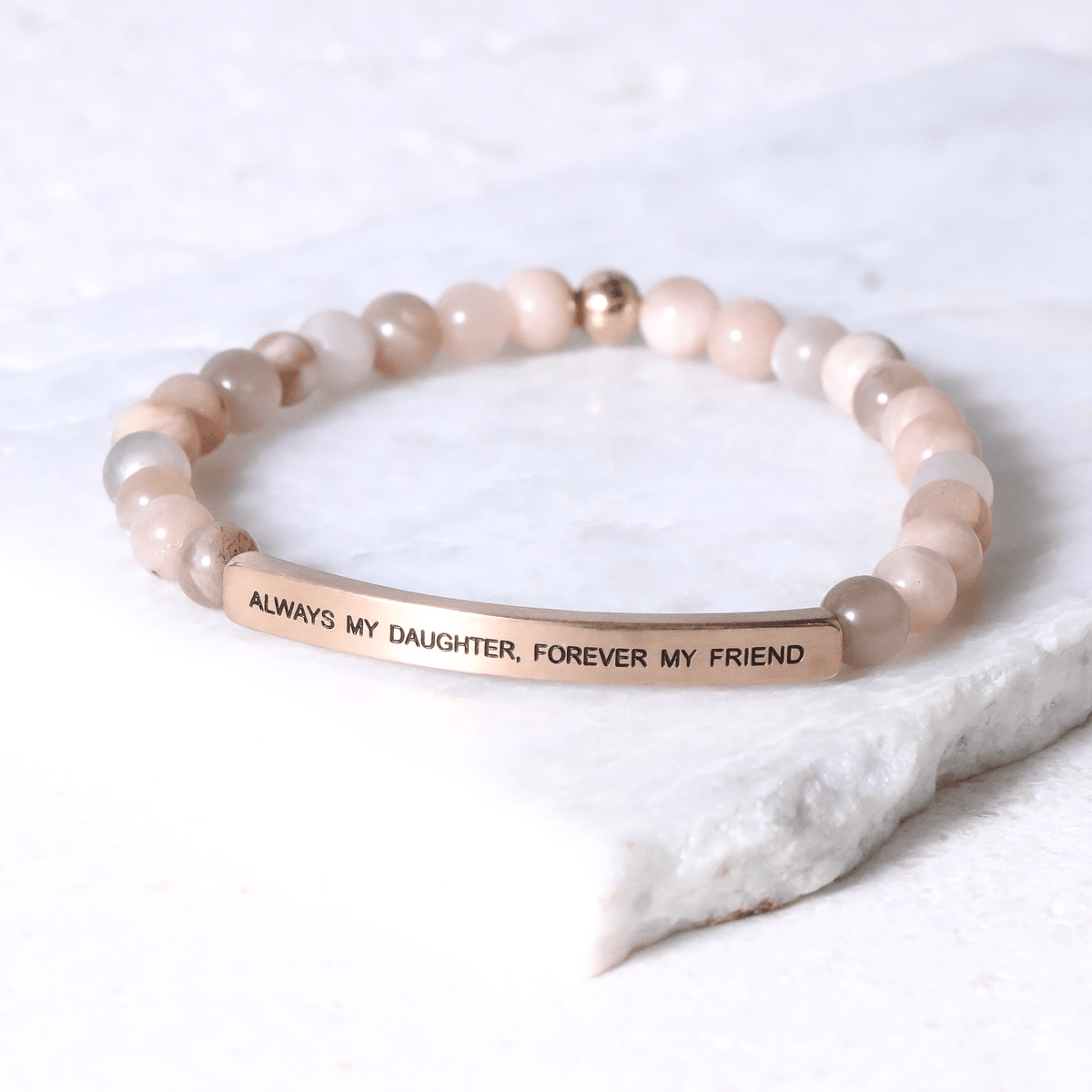 Inspirational beaded bracelet