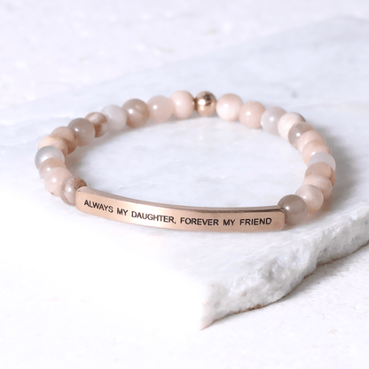 Inspirational beaded bracelet