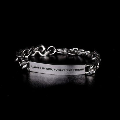 silver chain bracelet for men