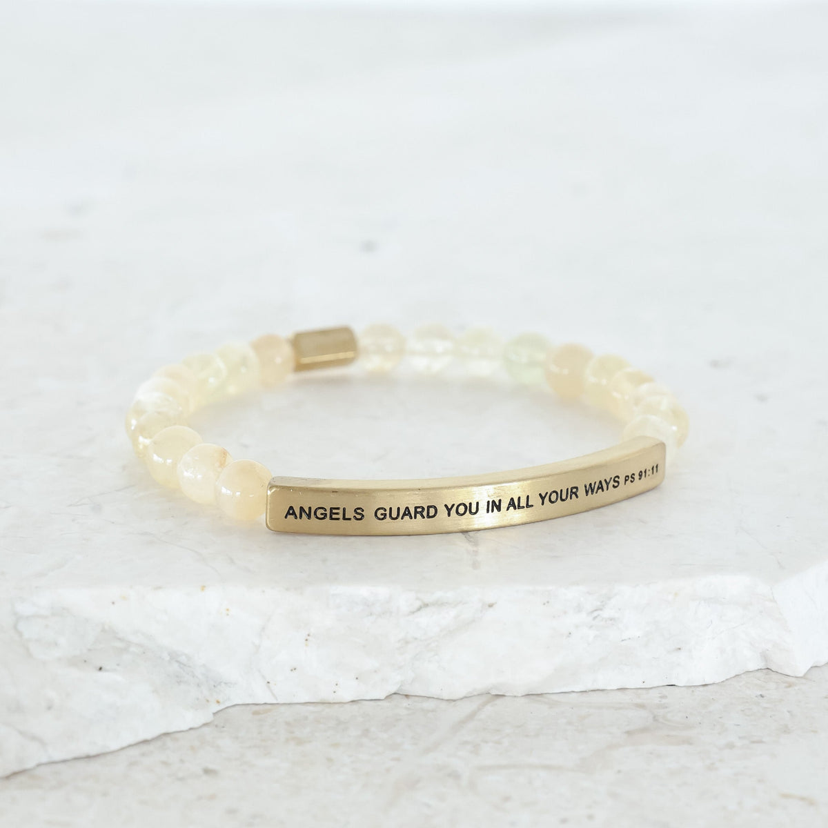 gemstone bracelet for christian gift