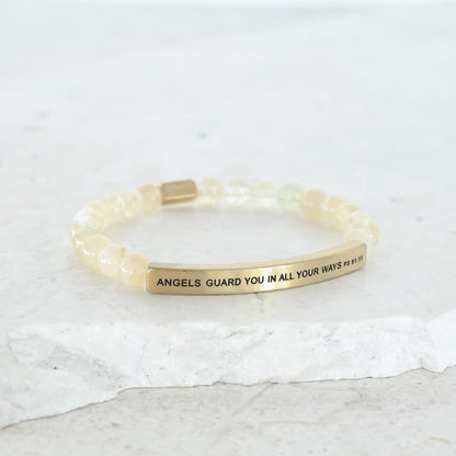 gemstone bracelet for christian gift