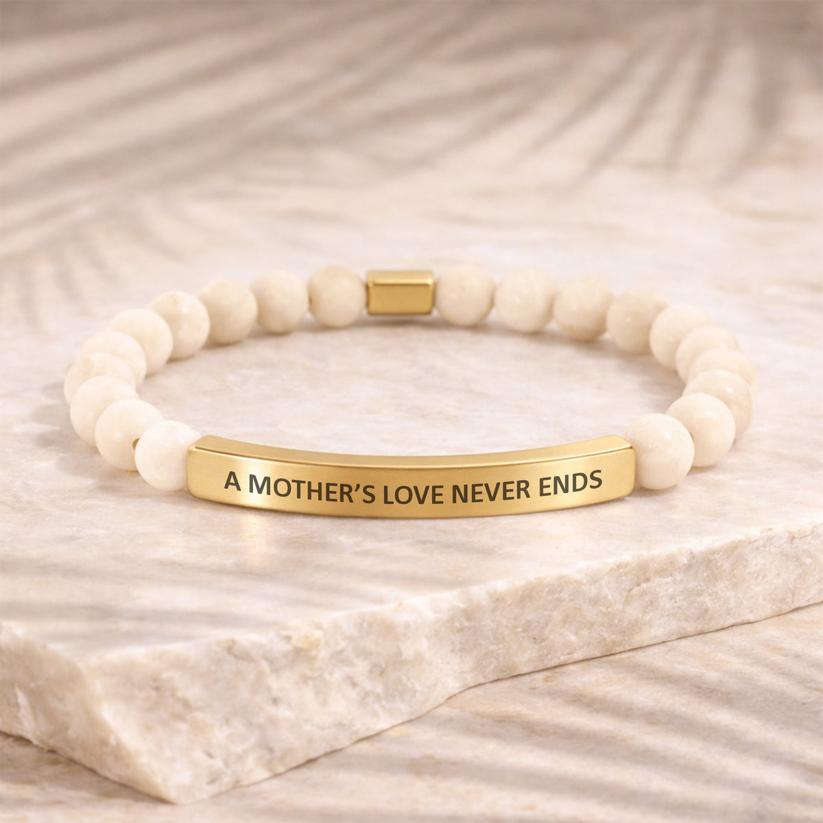Meaningful engraved bracelet for mothers