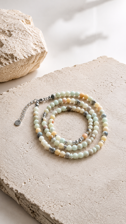 AMAZONITE MANA NECKLACE