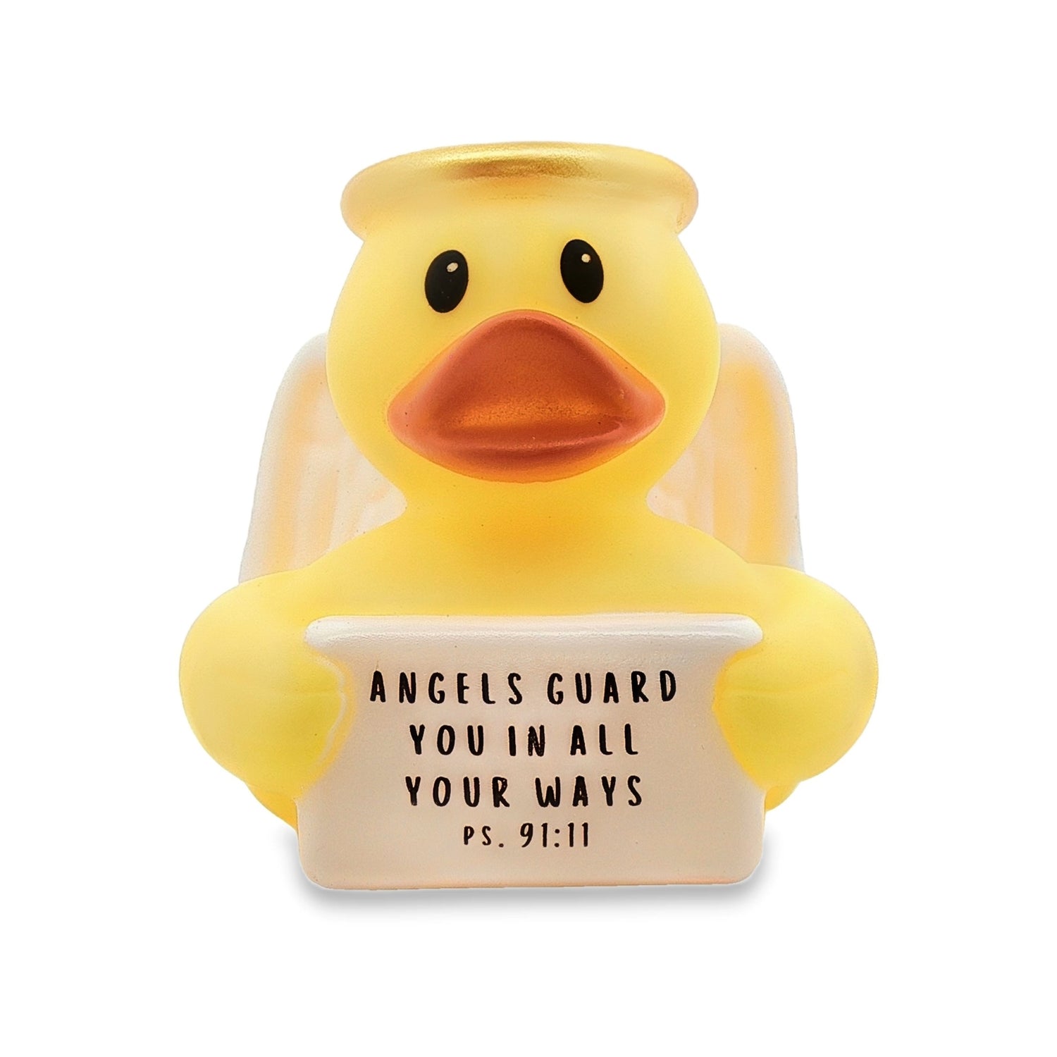 ANGELS GUARD YOU IN ALL YOUR WAYS  PS. 91:11 - Halo Guardian Angel Duck (Collector&