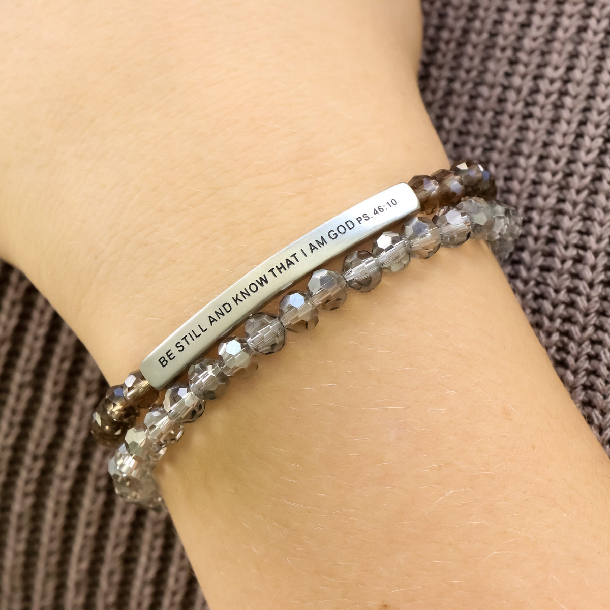 Diamond engraved bracelet