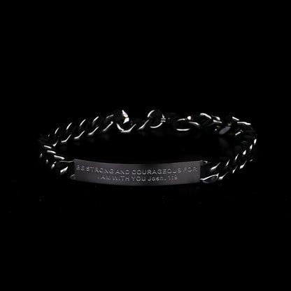 black mens chain bracelet