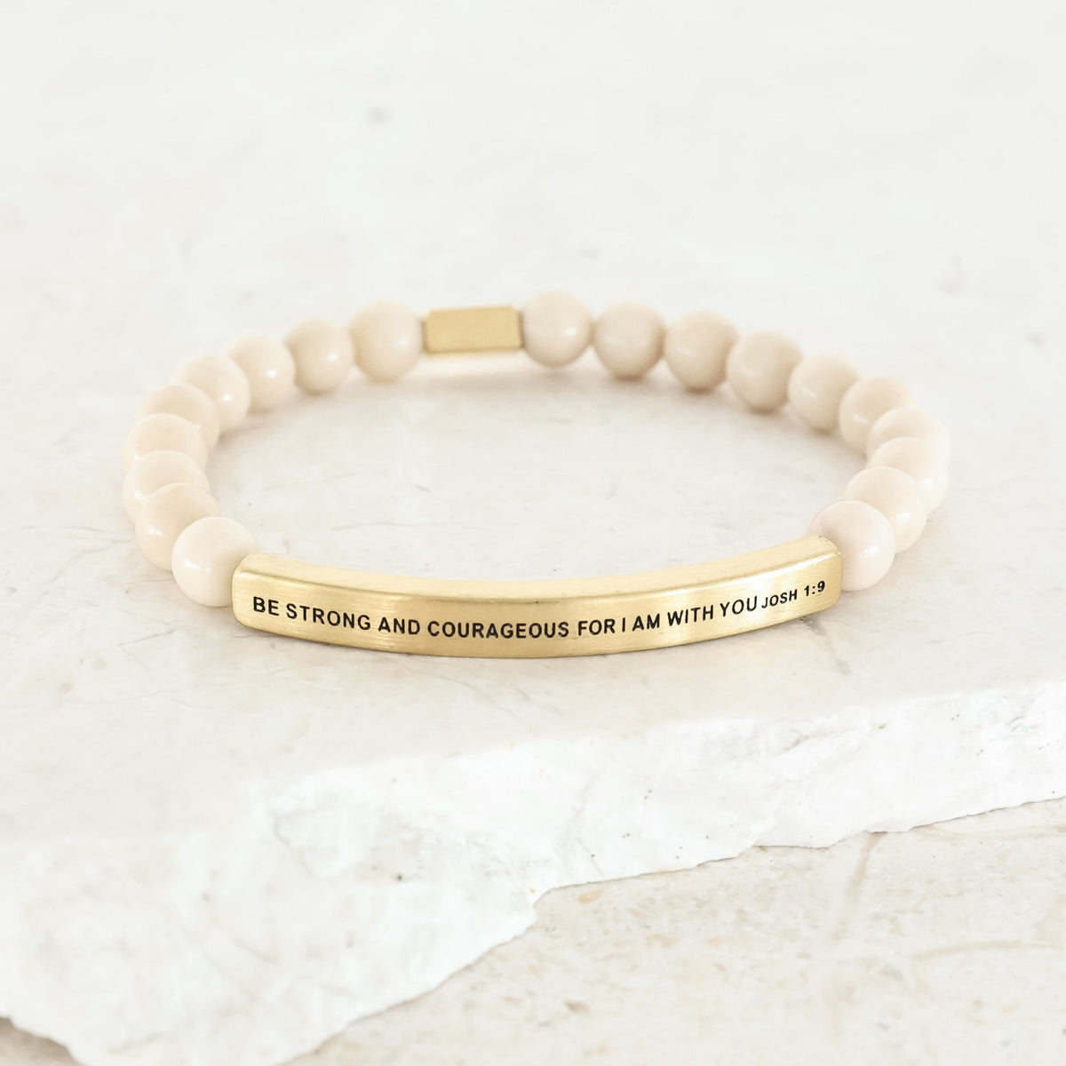 Joshua 1:9 bible verse bracelet