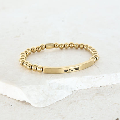 Engraved bracelet gift for self care