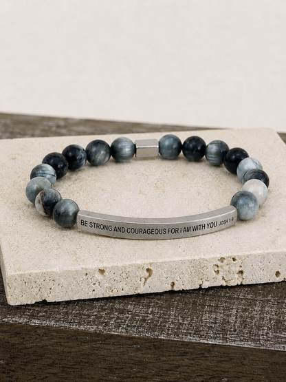 BE STRONG AND COURAGEOUS FOR I AM WITH YOU JOSHUA 1:9 - Mens Collection