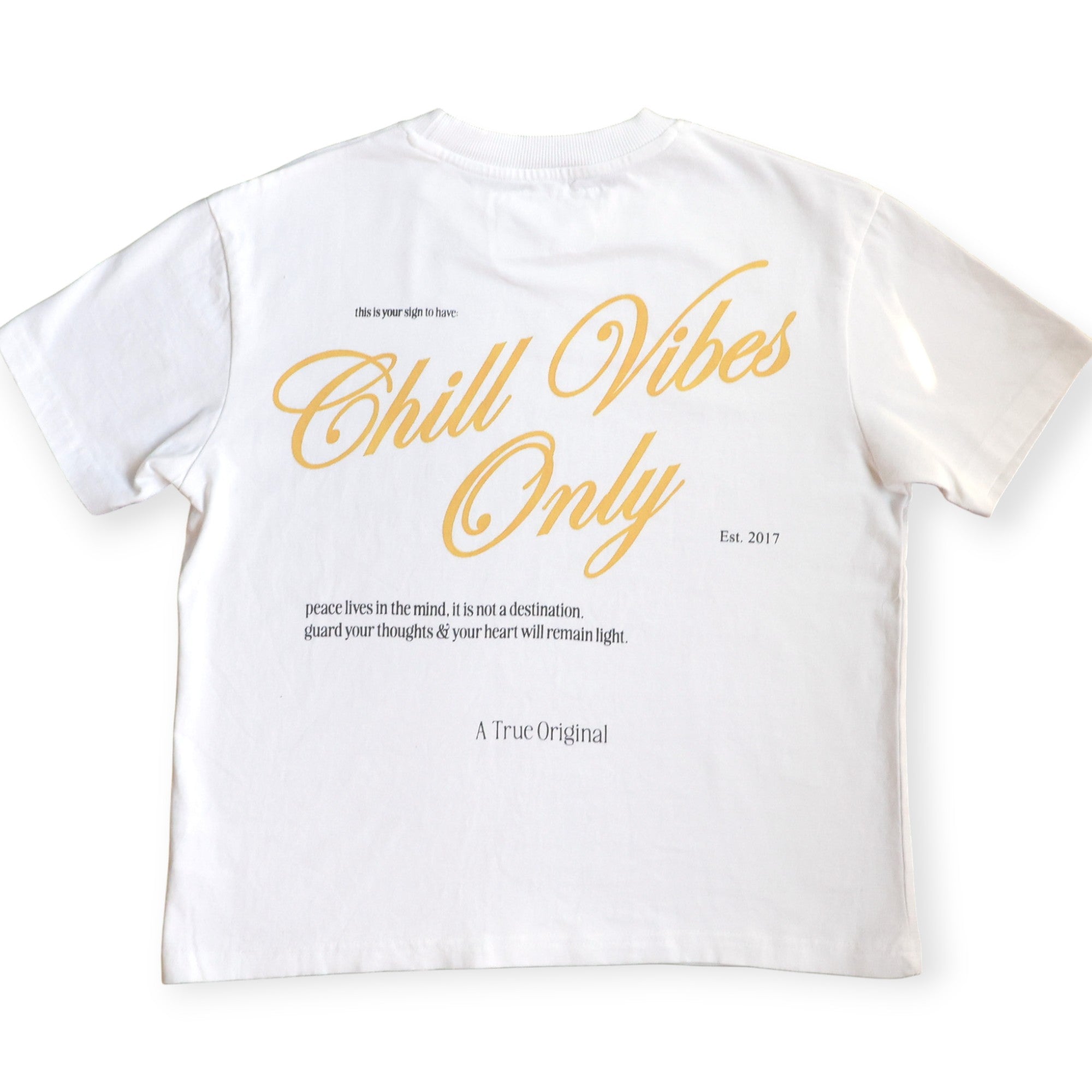 CHILL VIBES - CROP TEE