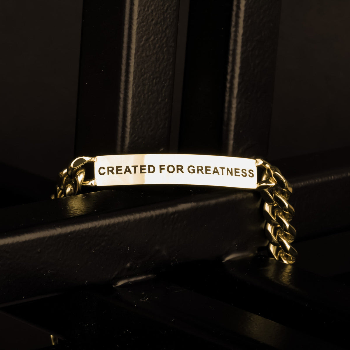 engraved message bracelet for men