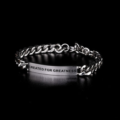 inspirational engraved jewelry for men