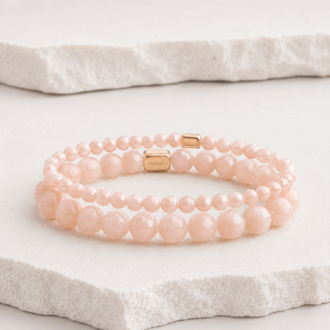 PINK OPAL CRYSTAL- ACCENT BRACELET