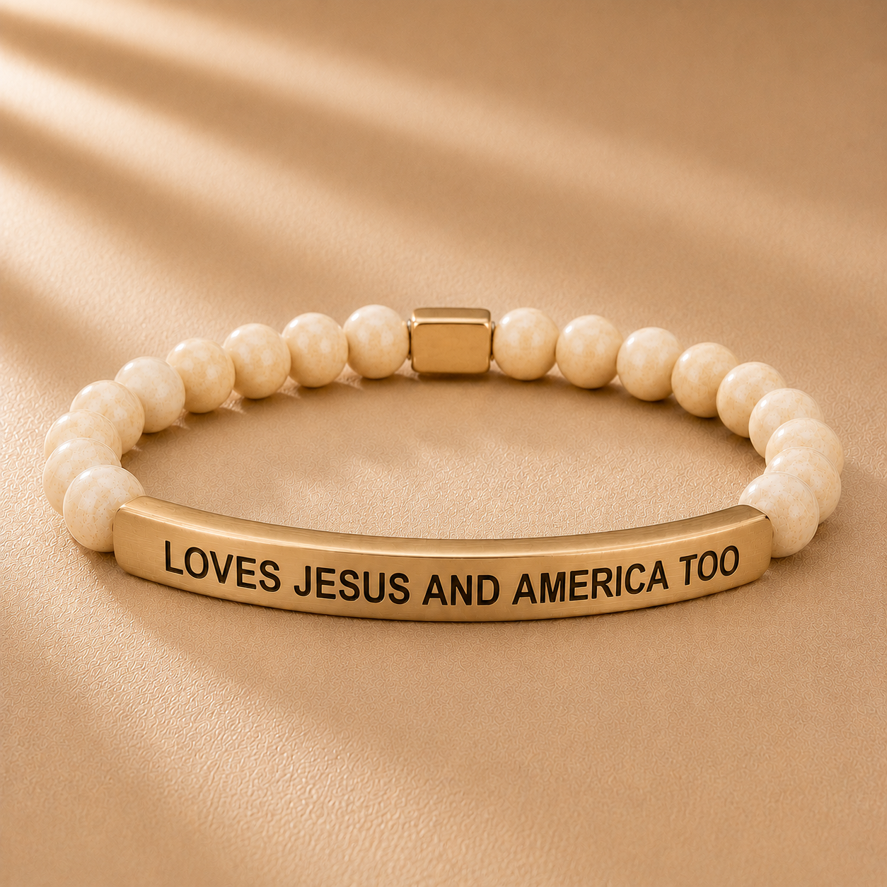 SPECIAL EDITION: LOVES JESUS AND AMERICA TOO (only 250 bracelets available)