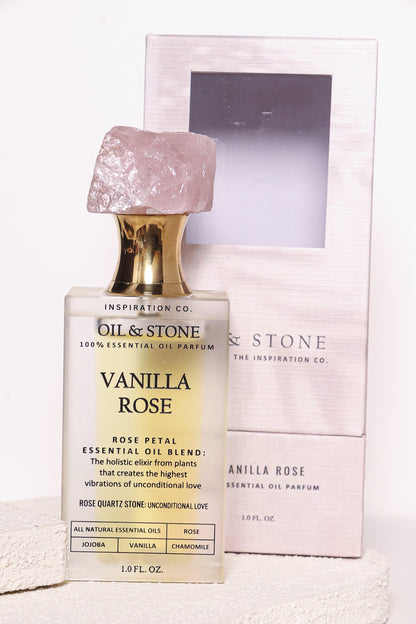 VANILLA ROSE - ROSE QUARTZ PREMIUM OIL PERFUME