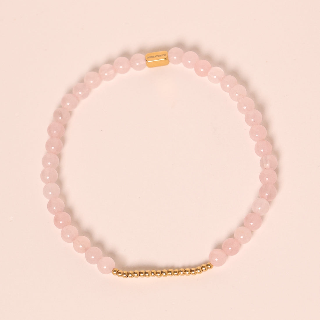 CHARM STACKER - ROSE QUARTZ