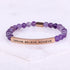 Inspiring gemstone bracelet