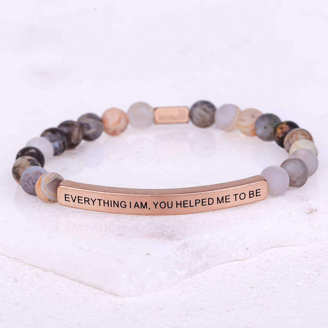 Inspirational engraved bracelet