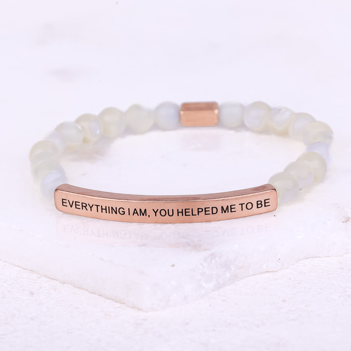 Engraved bracelet perfect gift for mom