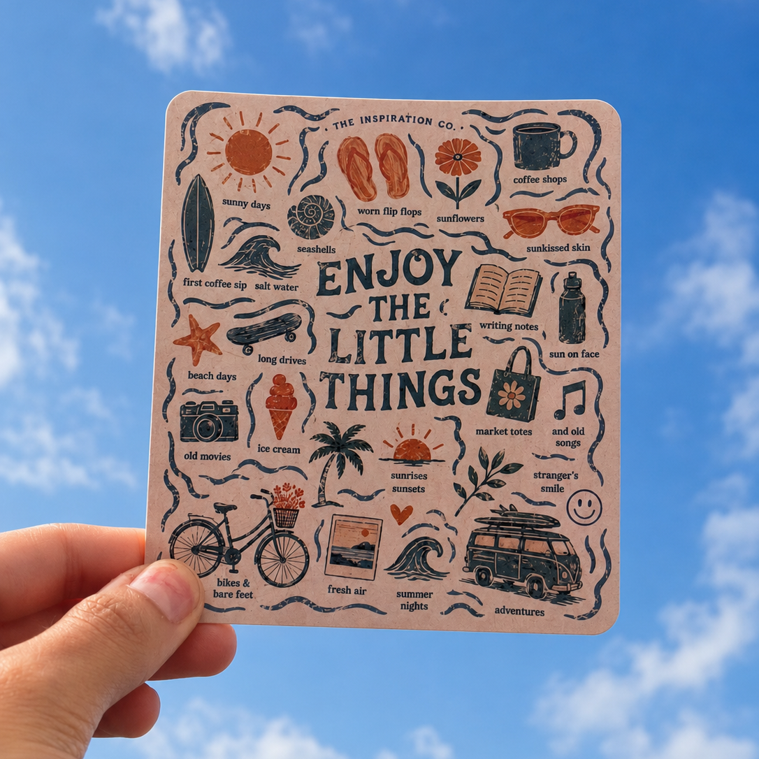STICKER - ENJOY THE LITTLE THINGS