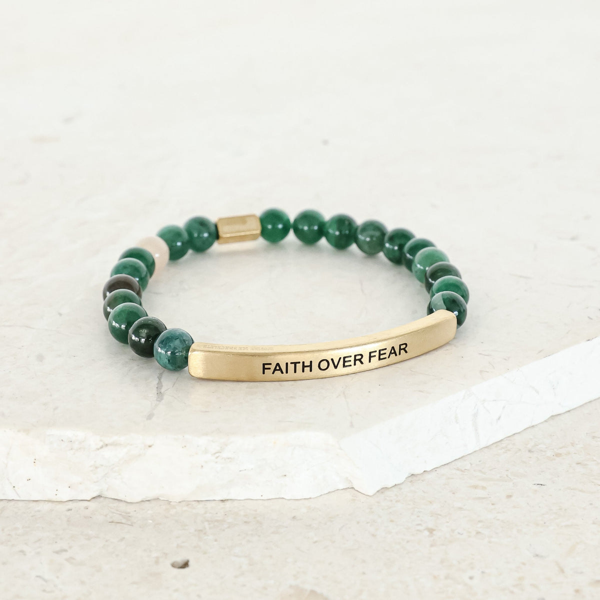 Beaded engraved bracelet for gifting