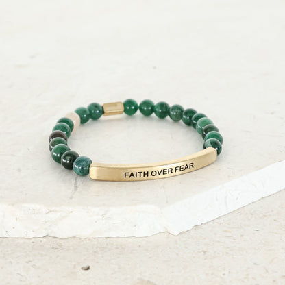 Beaded engraved bracelet for gifting
