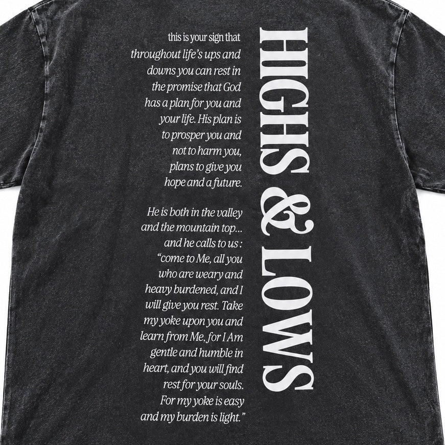 HIGHS AND LOWS - TEE