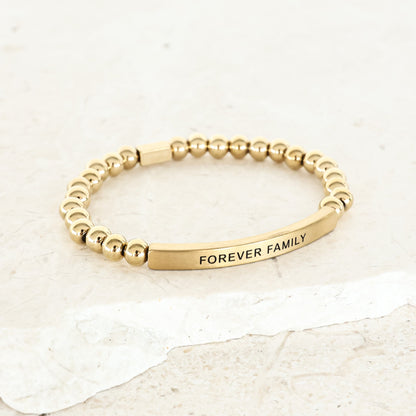 Beaded bracelet gift for mom