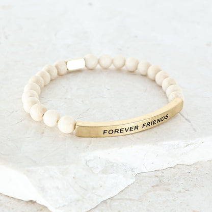 Inspirational engraved bracelet