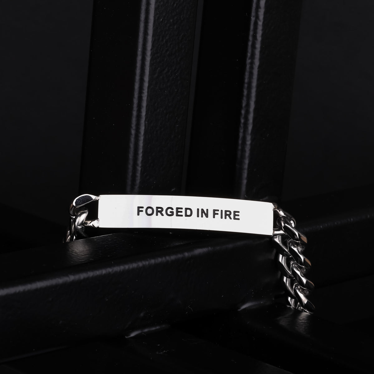 Engraved inspirational bracelet for men