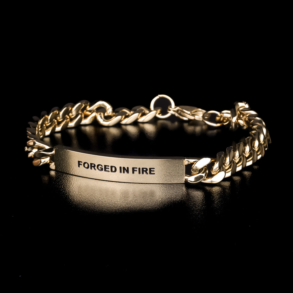 GOLD ENGRAVED BRACELET FOR MEN