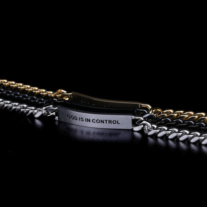 engraved christian bracelet for men