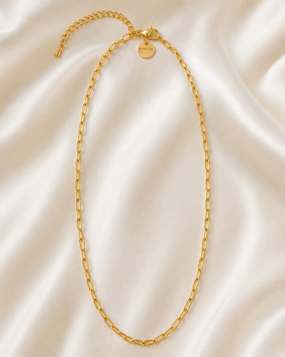 PAPERCLIP CHAIN NECKLACE