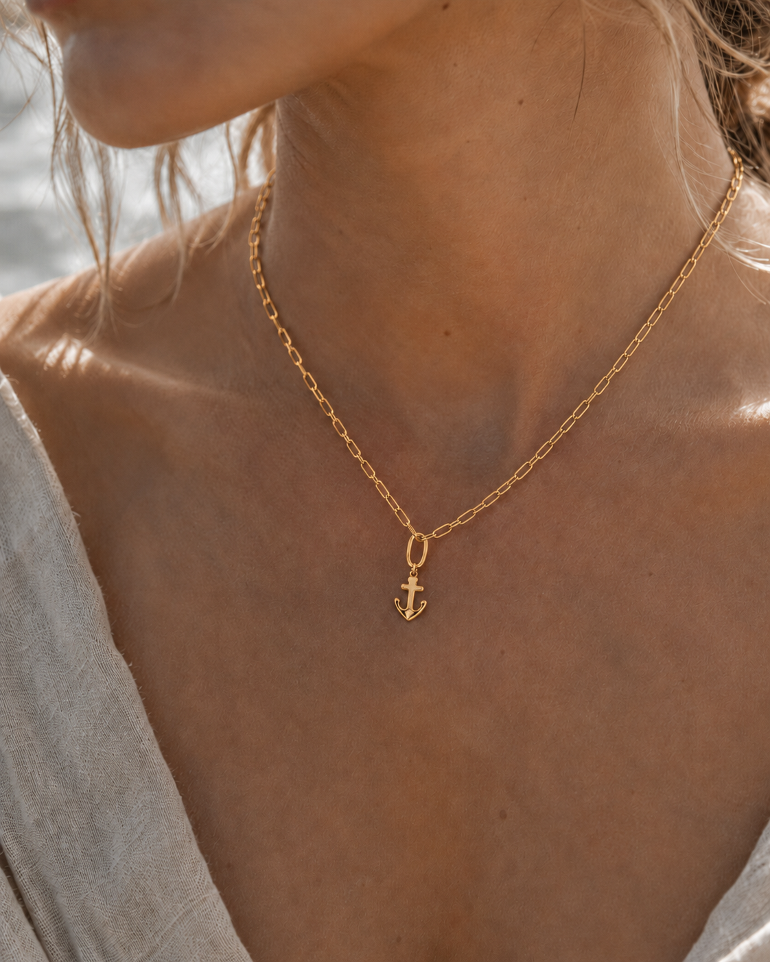PAPERCLIP CHAIN NECKLACE