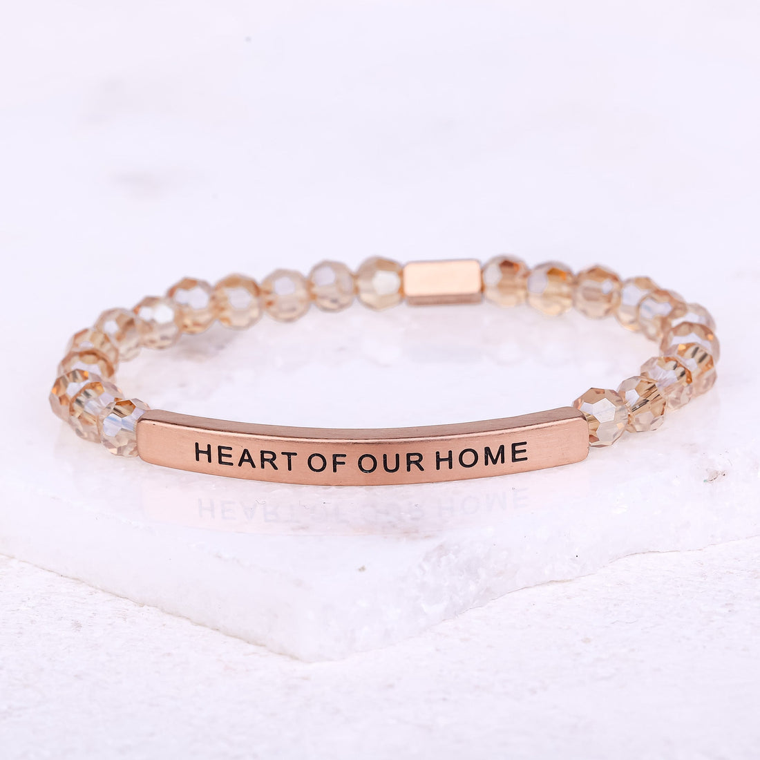 crystal engraved bracelet