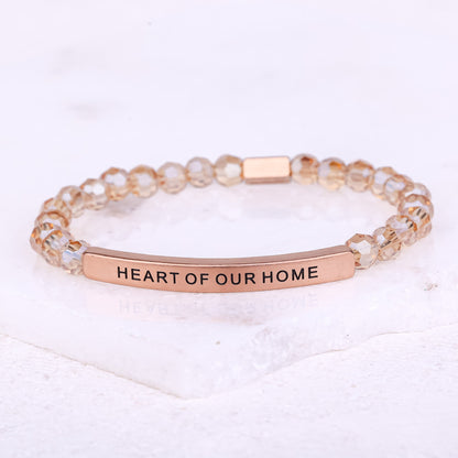 crystal engraved bracelet