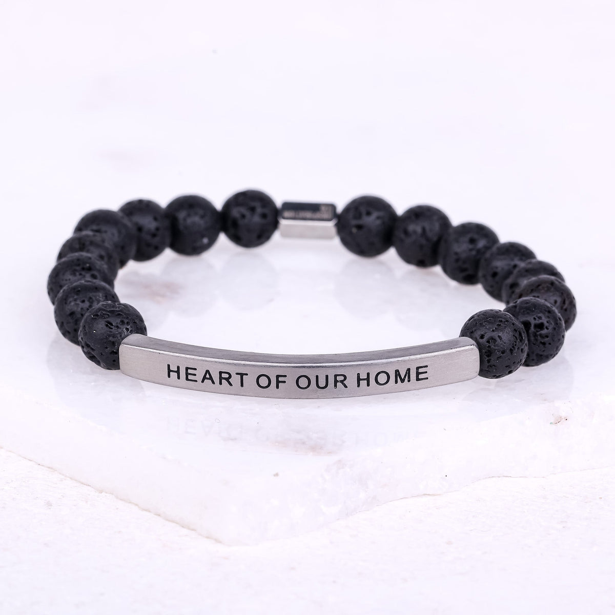 earth stone lava rock bracelet