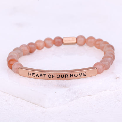 beaded inspirational bracelet