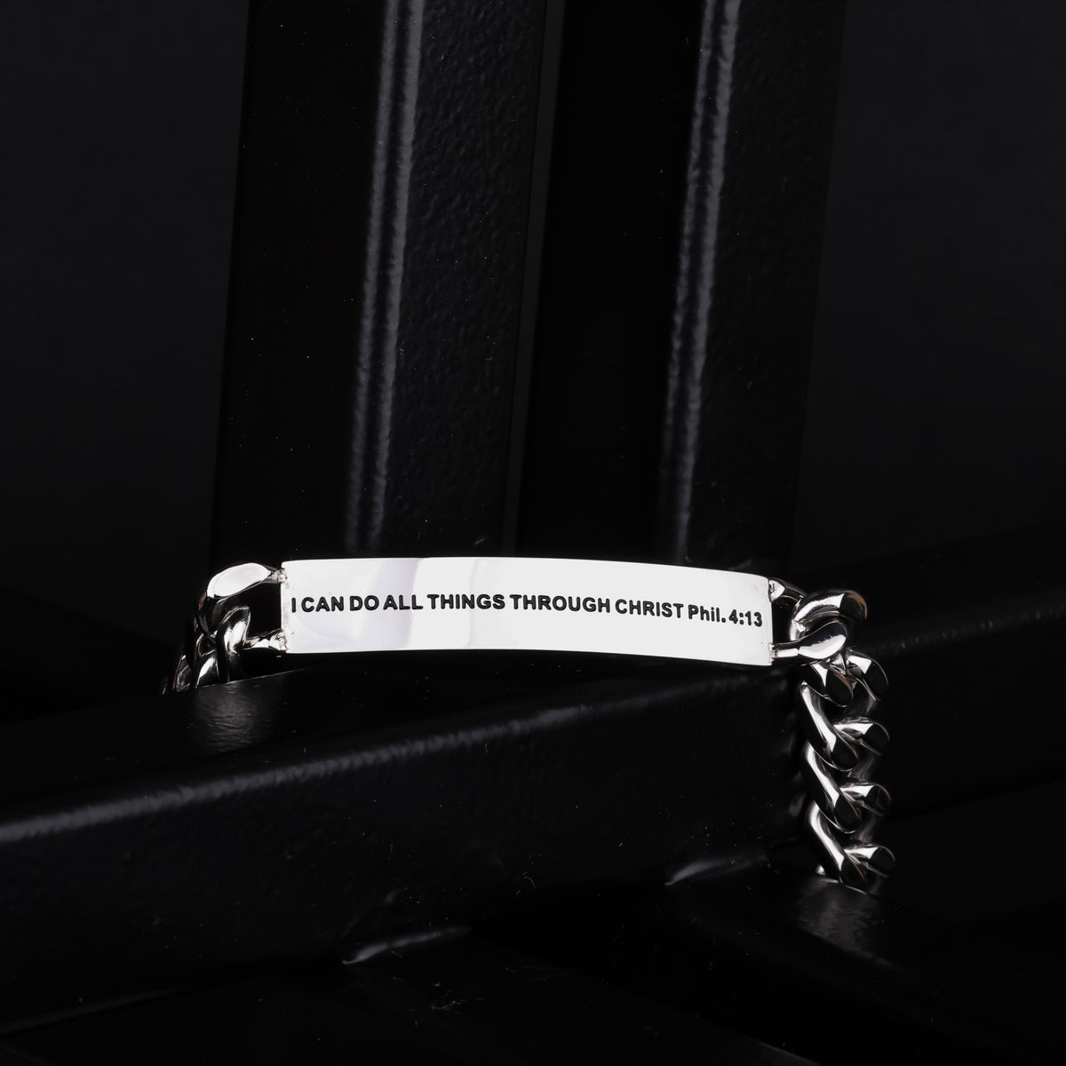 silver cuban link bracelet